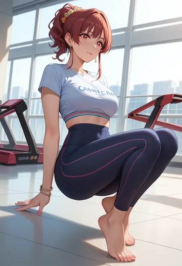 idolmaster,komiya_kaho,yaga pants  - AI generated anime art