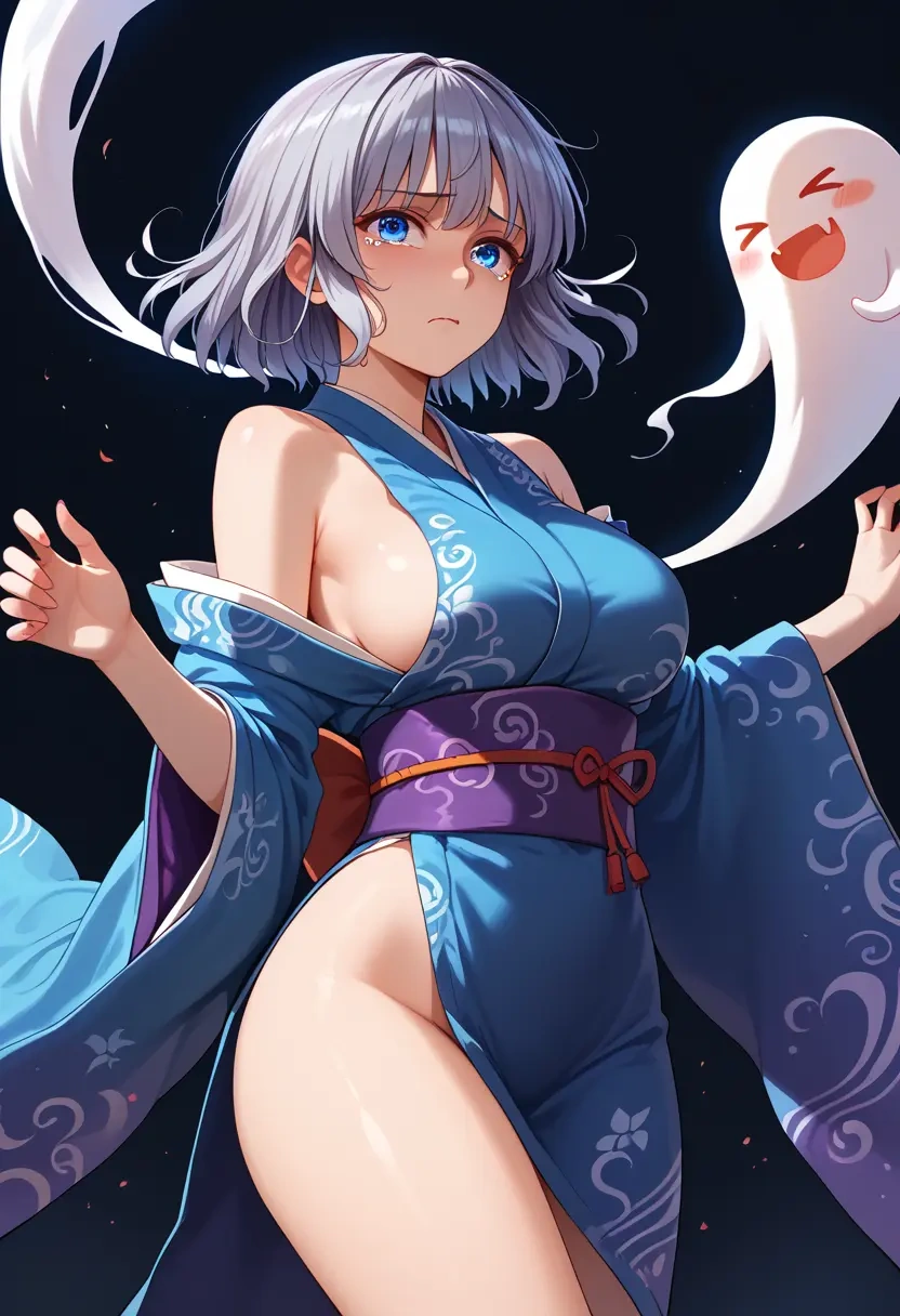 touhou,konpaku_youmu_(ghost),kimono,sexy  - 