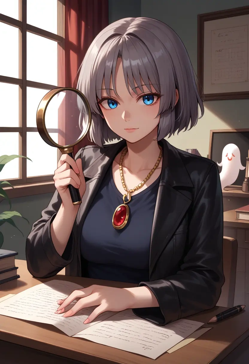 touhou,konpaku_youmu_(ghost),detective  - 