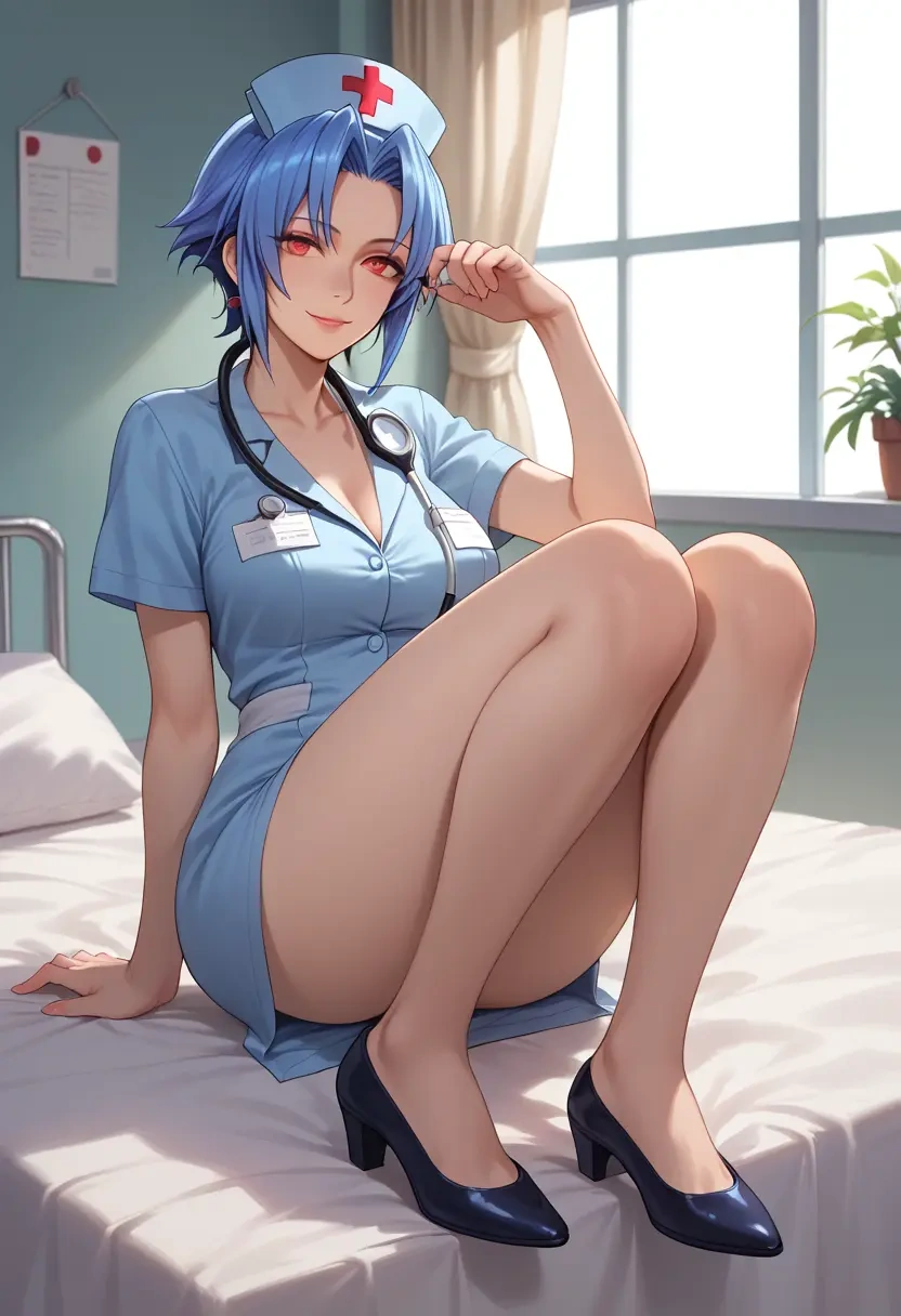 xenosaga,kos-mos,nurse  - 