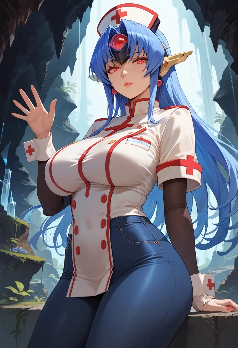 xenosaga,kos-mos,nurse  - 