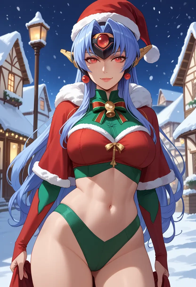 xenosaga,kos-mos,Christmas,dress  - 