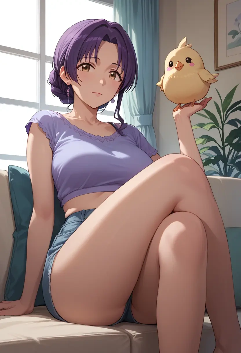 idolmaster,koshimizu_sachiko,crop top  - 