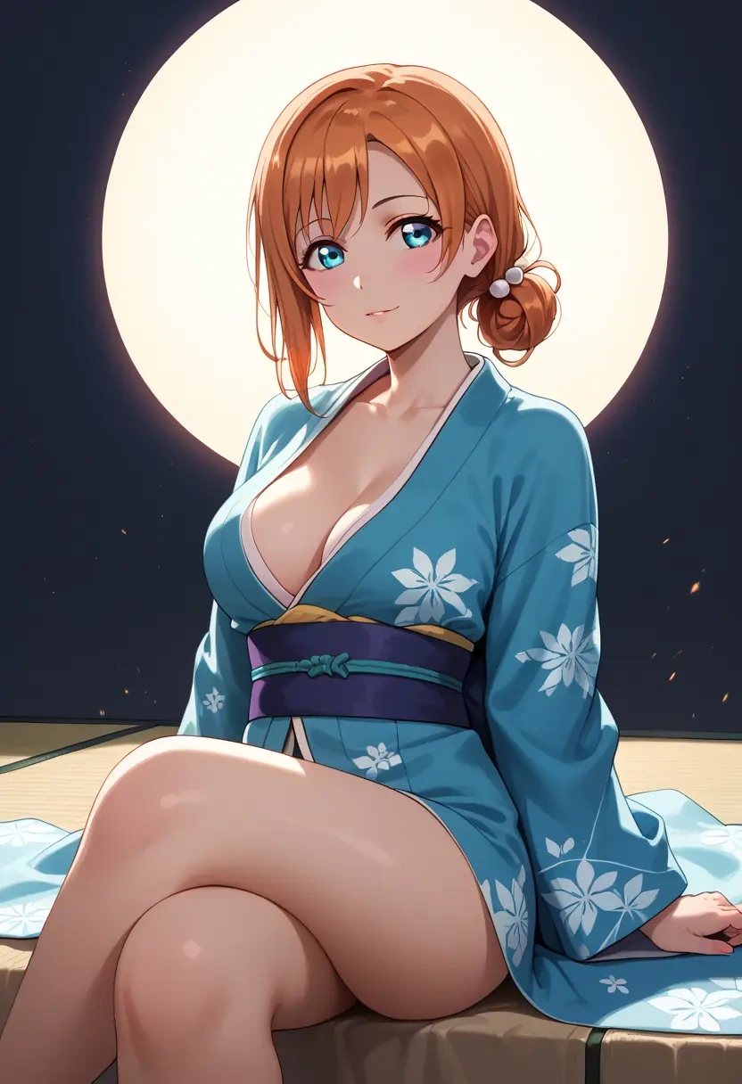 love_live!,kousaka_honoka,kimono,sexy  - 