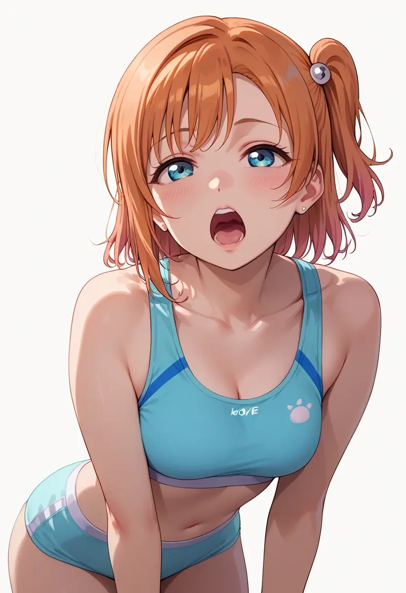 love_live!,kousaka_honoka,sports bra,wide-leg joggers  - 