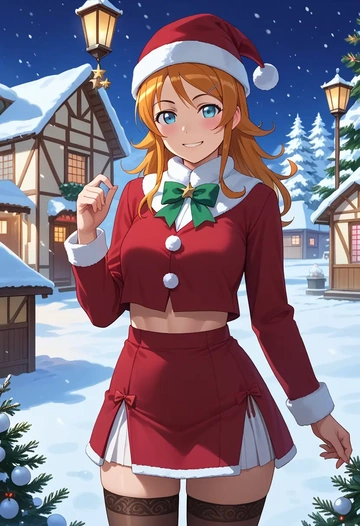 ore_no_imouto_ga_konna_ni_kawaii_wake_ga_nai,kousaka_kirino,Christmas,dress  - AI generated anime art