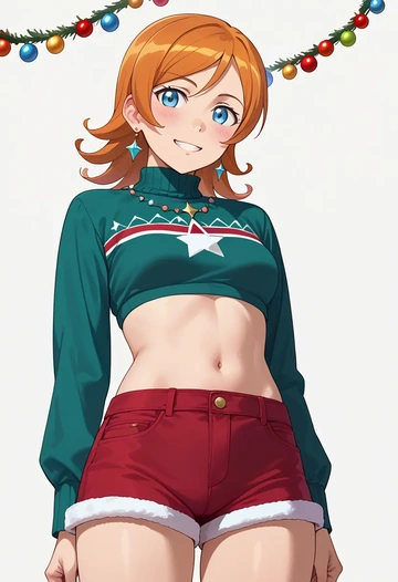 ore_no_imouto_ga_konna_ni_kawaii_wake_ga_nai,kousaka_kirino,Christmas,red velvet shorts  - AI generated anime art