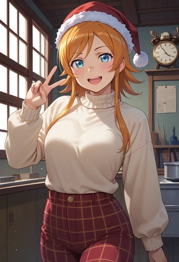 ore_no_imouto_ga_konna_ni_kawaii_wake_ga_nai,kousaka_kirino,Christmas  - AI generated anime art