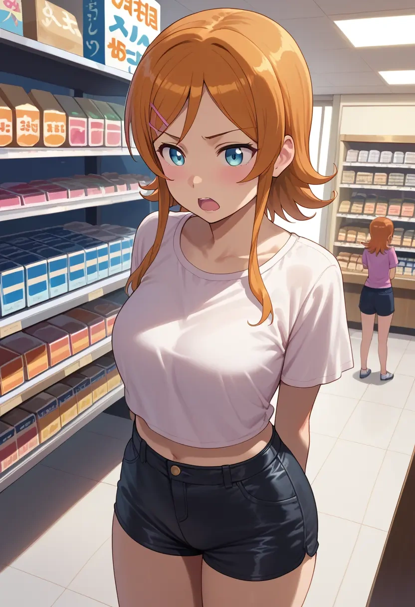 ore_no_imouto_ga_konna_ni_kawaii_wake_ga_nai,kousaka_kirino,leather,shorts,crop top  - 