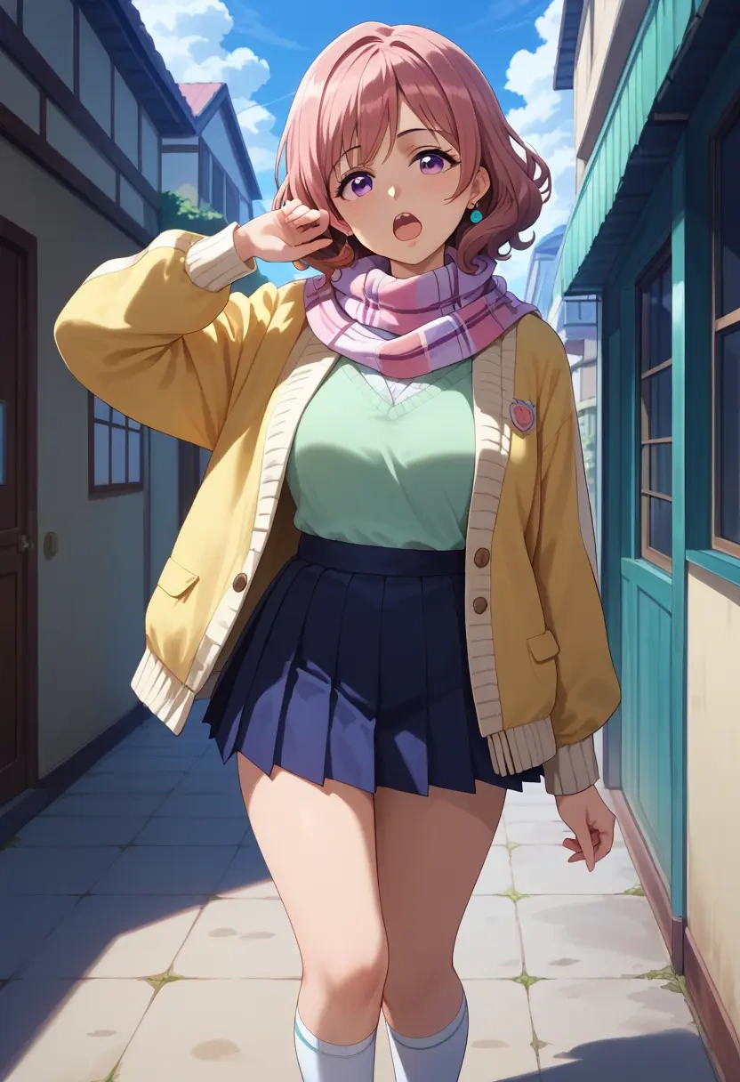 hibike!_euphonium,kousaka_reina,spring,student uniform,knit sweater  - 