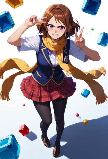 hibike!_euphonium,kousaka_reina,winter,student uniform,vest  - AI generated anime art