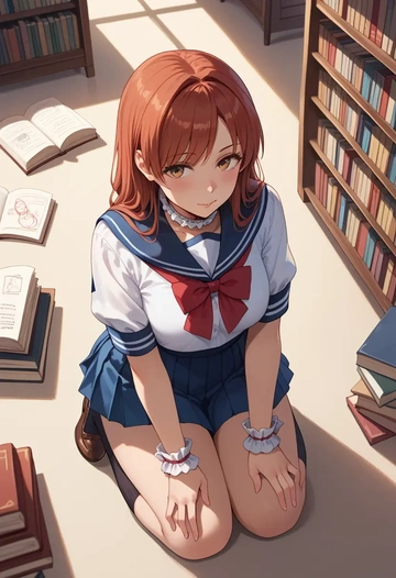 to_heart_(series),kousaka_tamaki,sailor, uniform  - AI generated anime art