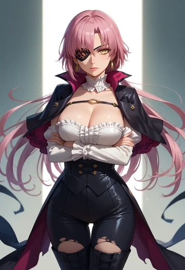 fate_(series),koyanskaya_(fate),pirate  - AI generated anime art