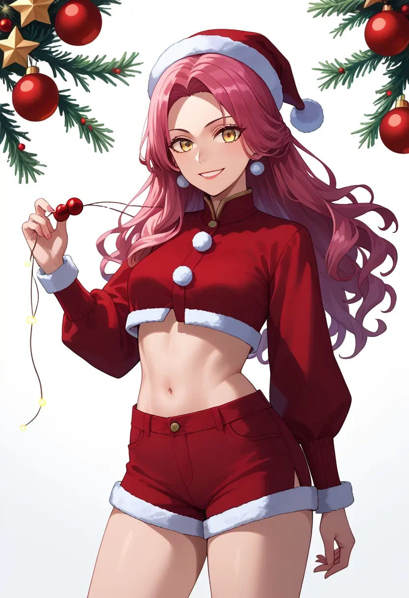 fate_(series),koyanskaya_(fate),Christmas,red velvet shorts  - 