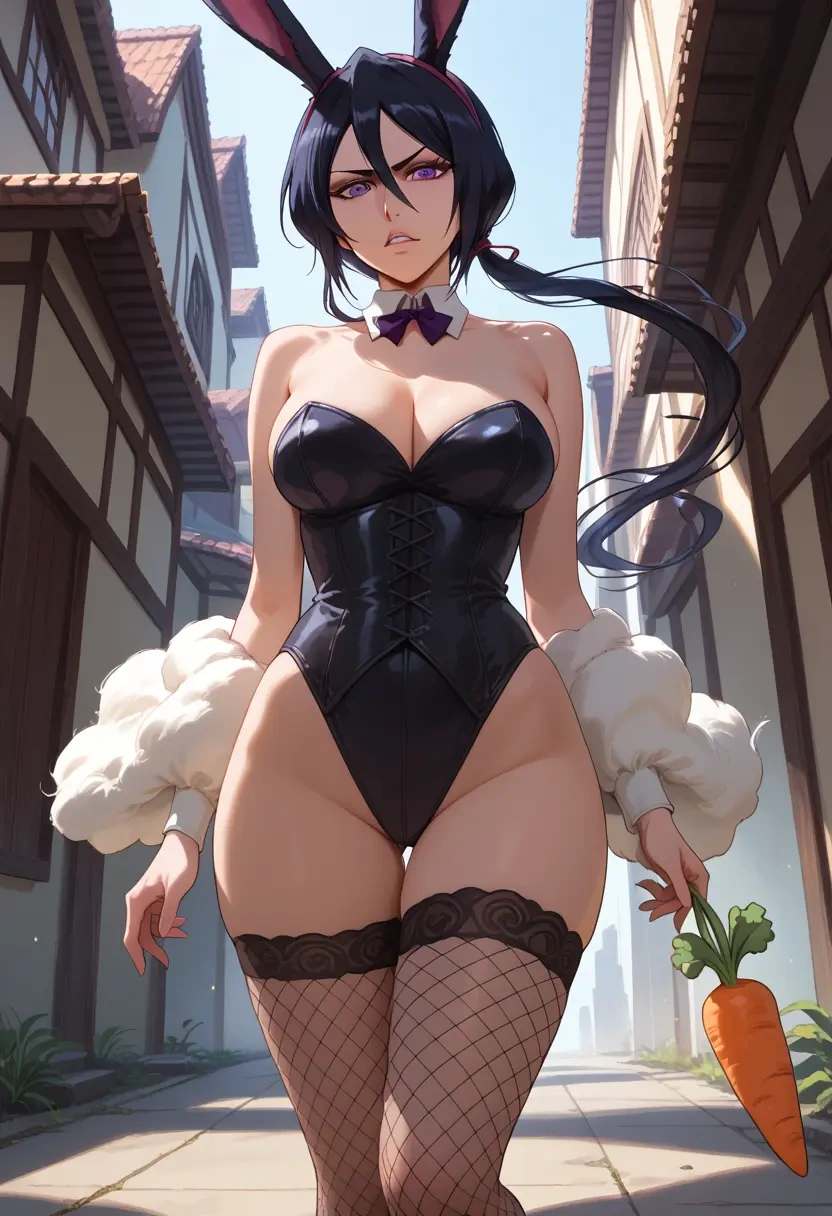 bleach,kuchiki_rukia,bunny girl, sexy,stockings  - 