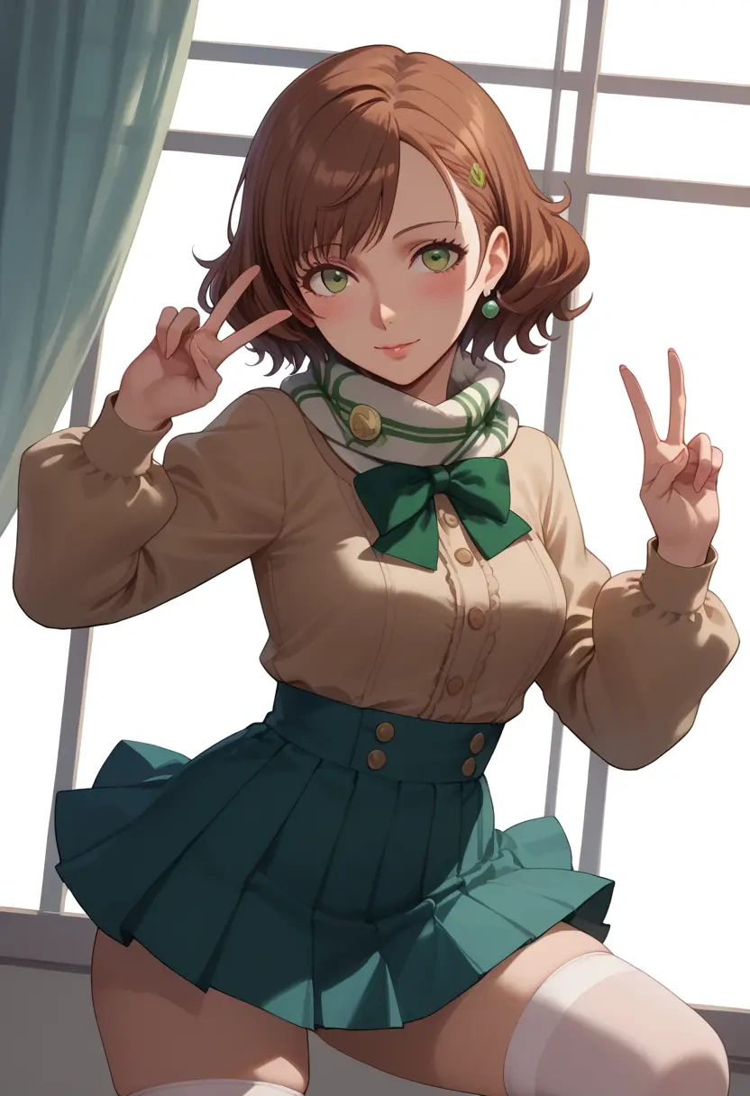 persona,kujikawa_rise,spring,student uniform,blouse  - 