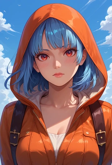 the_king_of_fighters,kula_diamond,crop windbreaker,shorts  - AI generated anime art