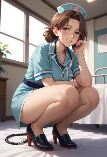 kantai_collection,kuma_(kancolle),nurse  - AI generated anime art