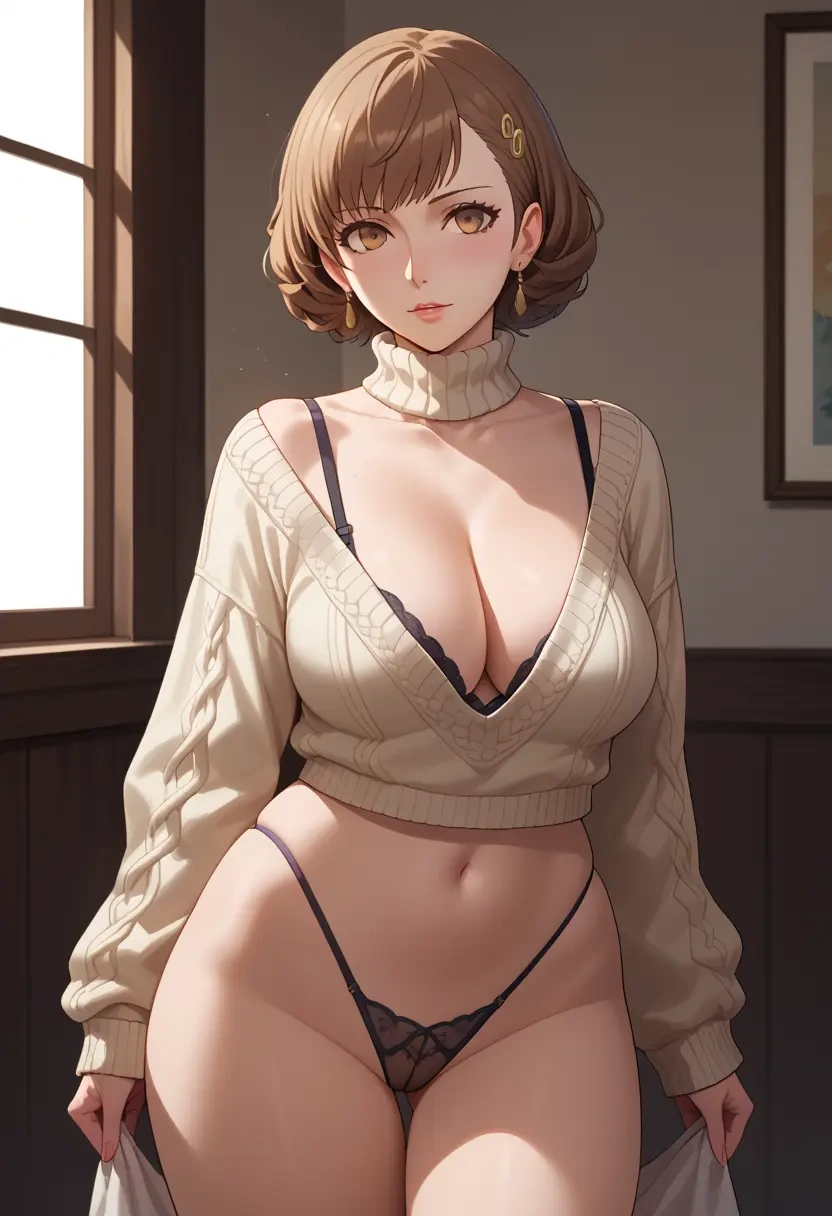 persona,kuma_(persona_4),thong,sweater,sexy  - 