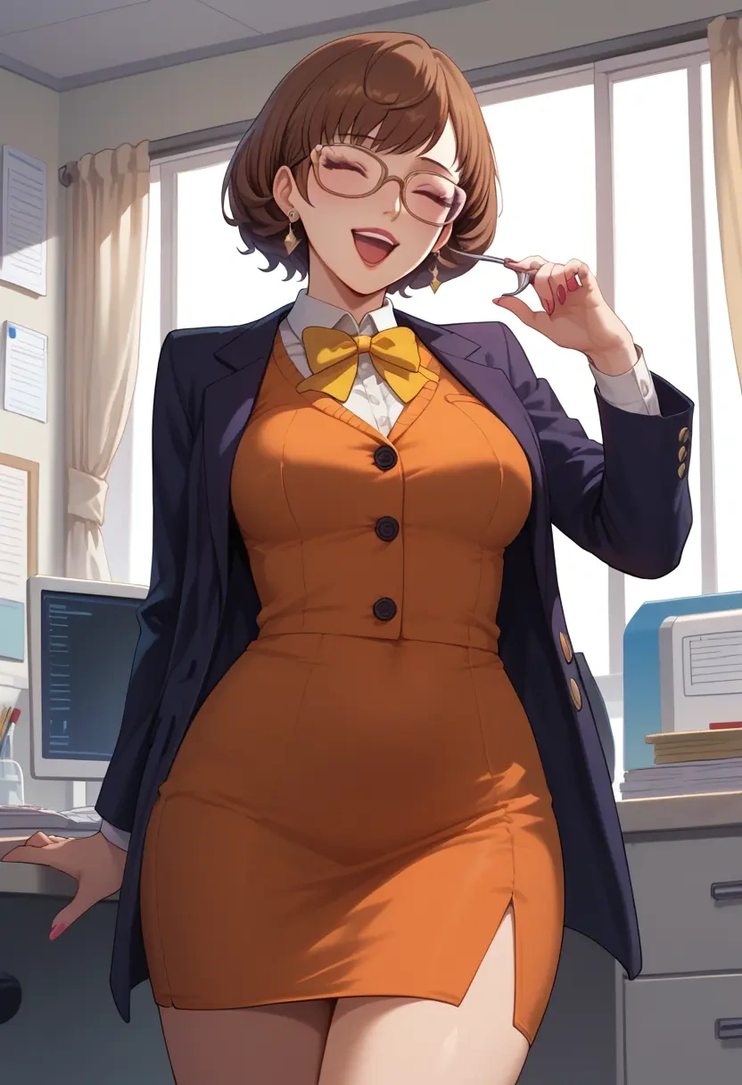 persona,kuma_(persona_4),OL, glasses,  - 