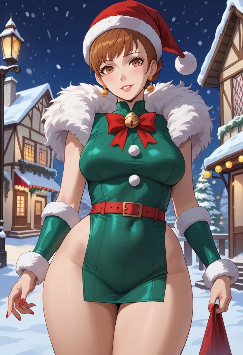 persona,kuma_(persona_4),Christmas,dress  - 