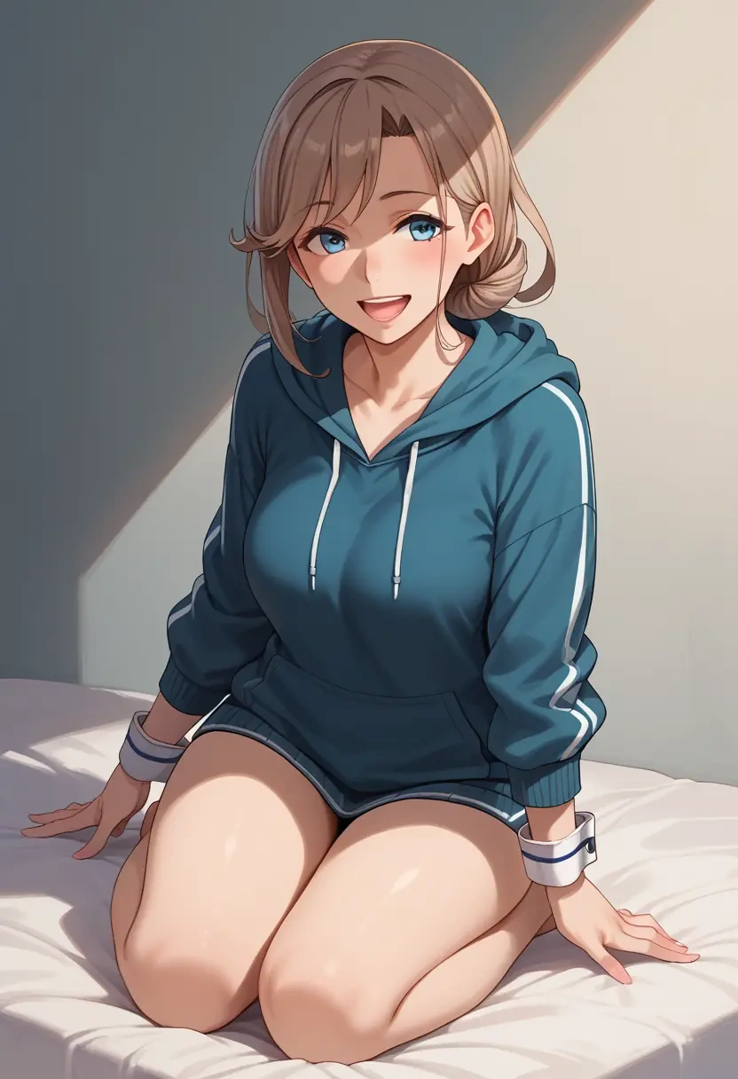 kantai_collection,kumano_(kancolle),hoodie,cropped,high-waisted joggers  - 