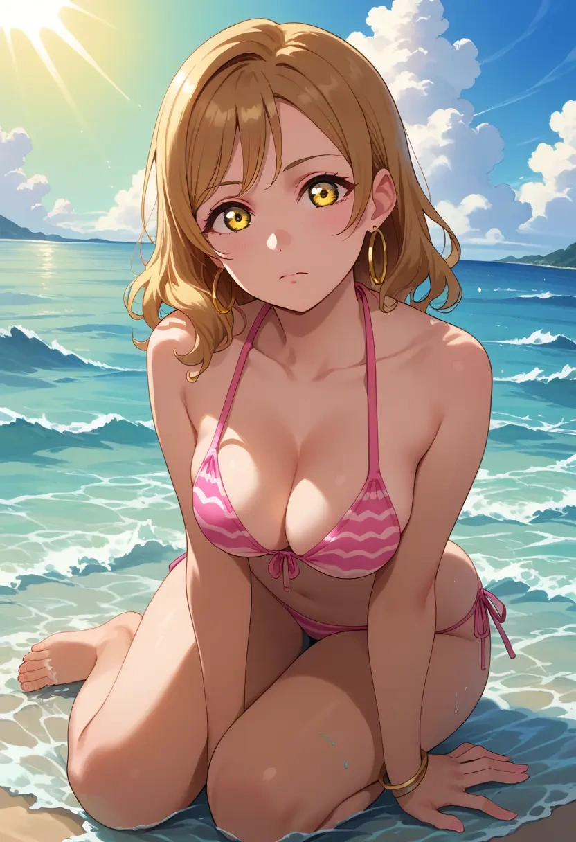 love_live!,kunikida_hanamaru,bikini  - 