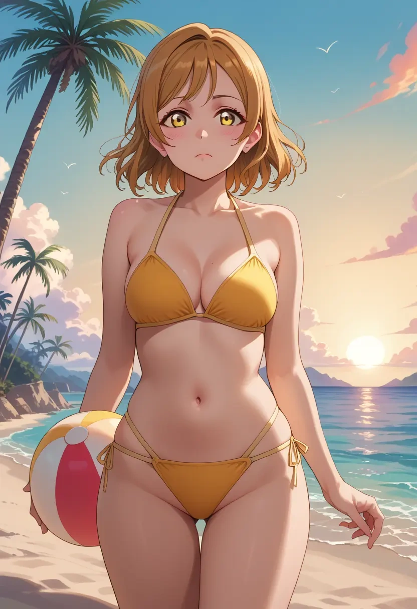 love_live!,kunikida_hanamaru,bikini  - 