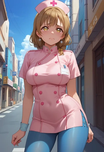 love_live!,kunikida_hanamaru,nurse  - AI generated anime art