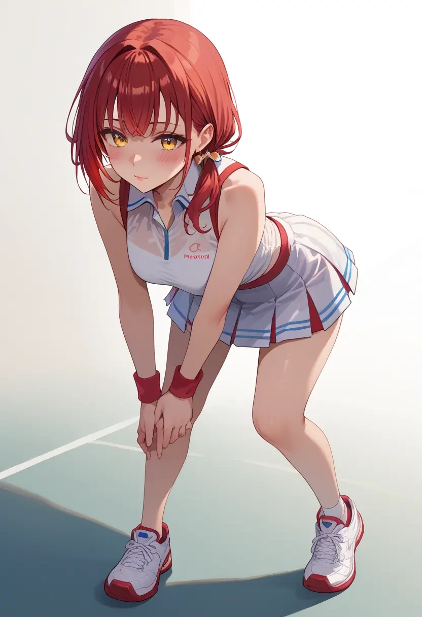 hololive,kureiji_ollie,tennis skirt  - 