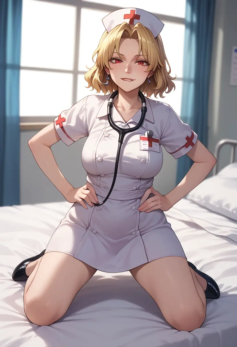 touhou,kurodani_yamame,nurse  - 