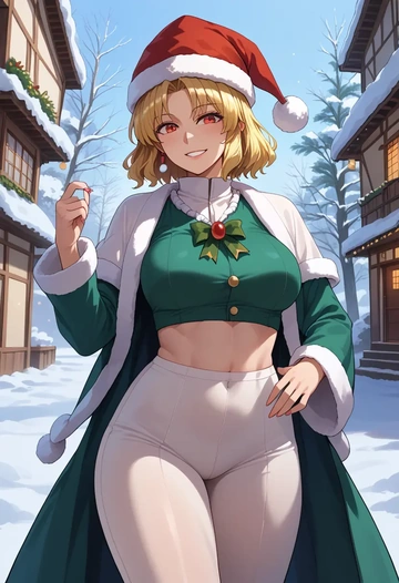 touhou,kurodani_yamame,Christmas,dress  - AI generated anime art