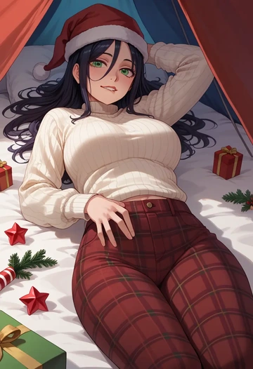 watashi_ga_motenai_no_wa_dou_kangaetemo_omaera_ga_warui!,kuroki_tomoko,Christmas  - AI generated anime art