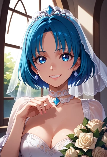 precure,kurumi_erika,wedding  - AI generated anime art