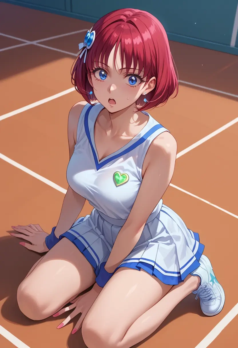 precure,kurumi_erika,tennis skirt  - 