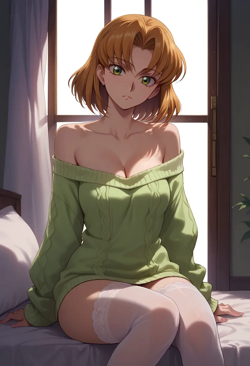 code_geass,kururugi_suzaku,off-shoulder,sweater  - 