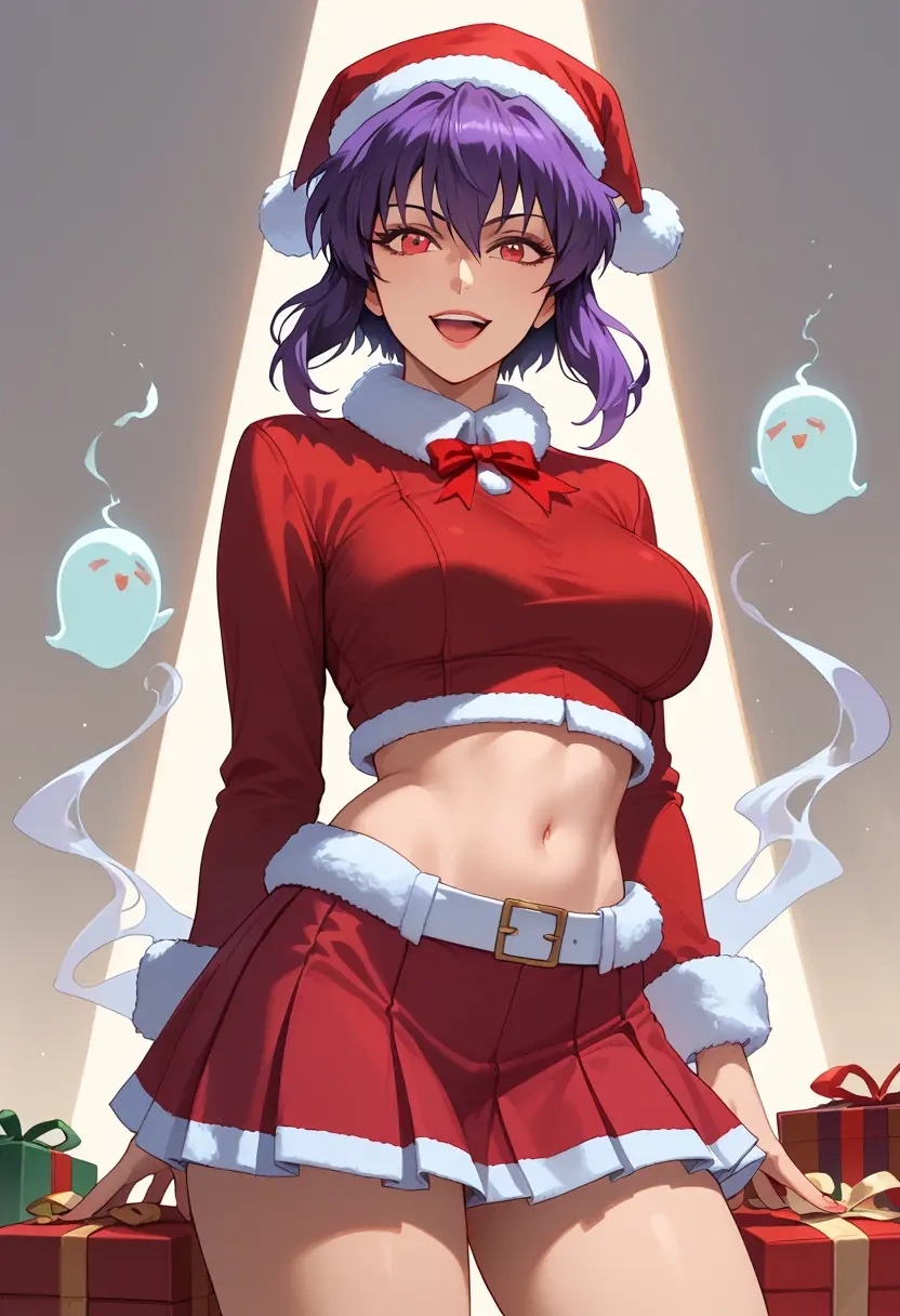 ghost_in_the_shell,kusanagi_motoko,Christmas,skirt  - 