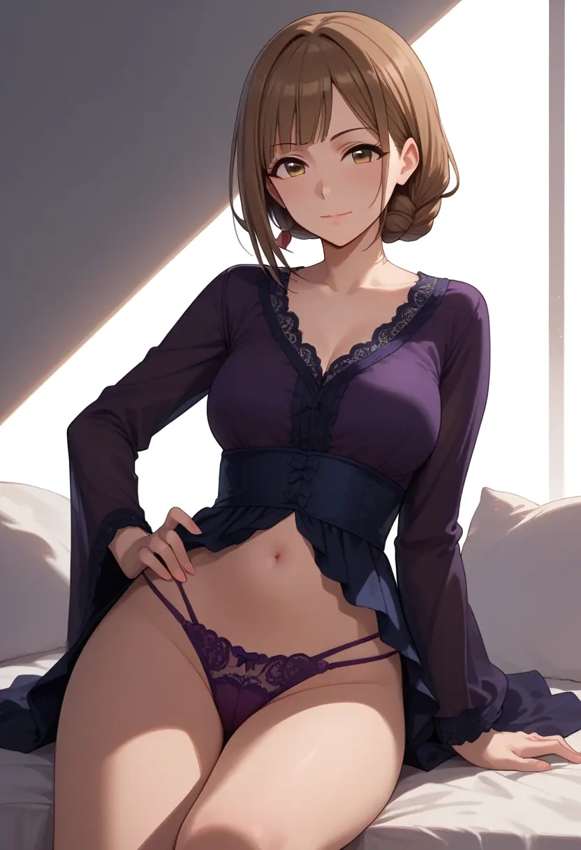 idolmaster,kuwayama_chiyuki,lingerie  - 