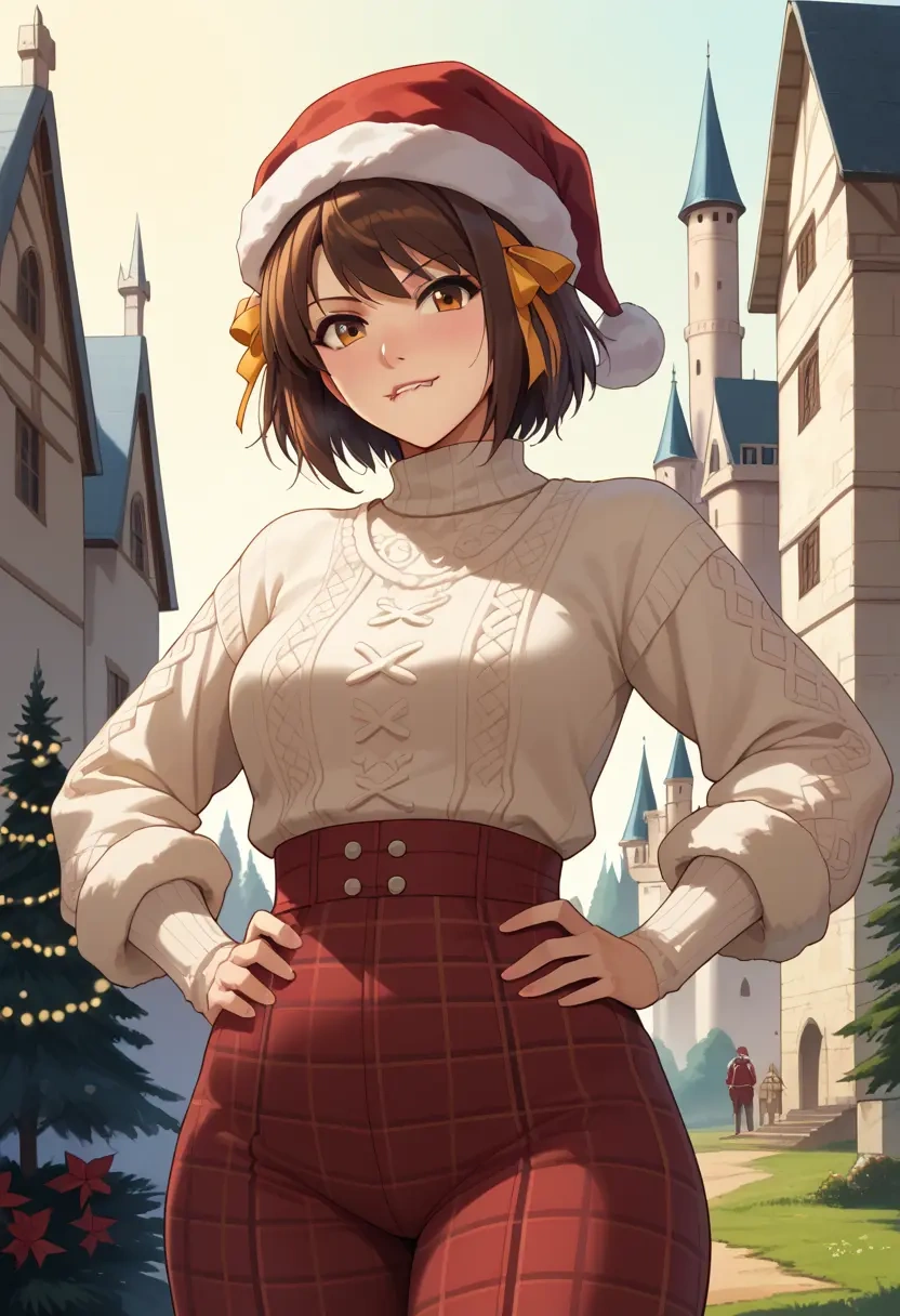 suzumiya_haruhi_no_yuuutsu,kyonko,Christmas  - 