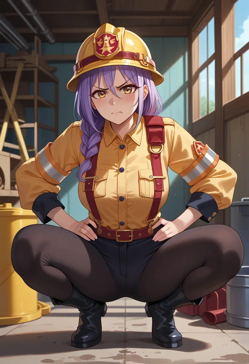 princess_connect!,kyouka_(princess_connect!),firefighter  - 