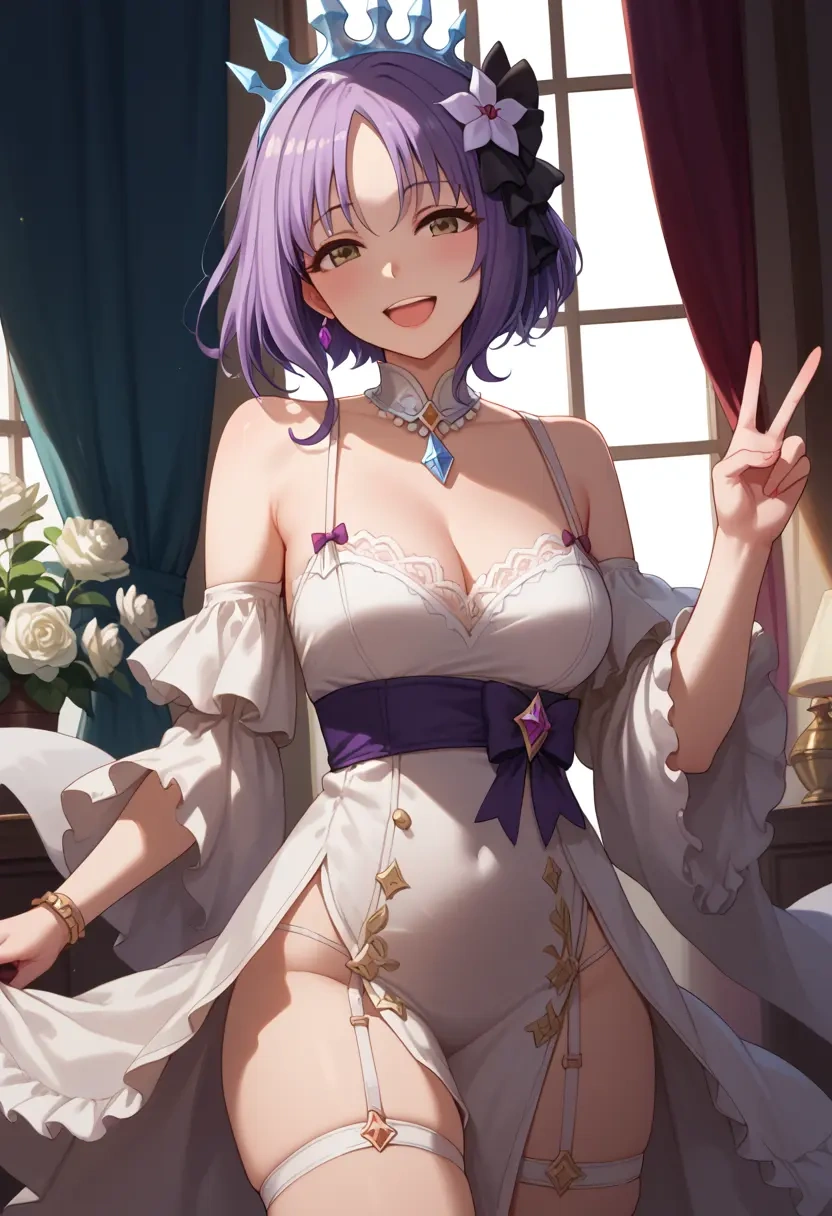 princess_connect!,kyouka_(princess_connect!),silk slip dress  - 