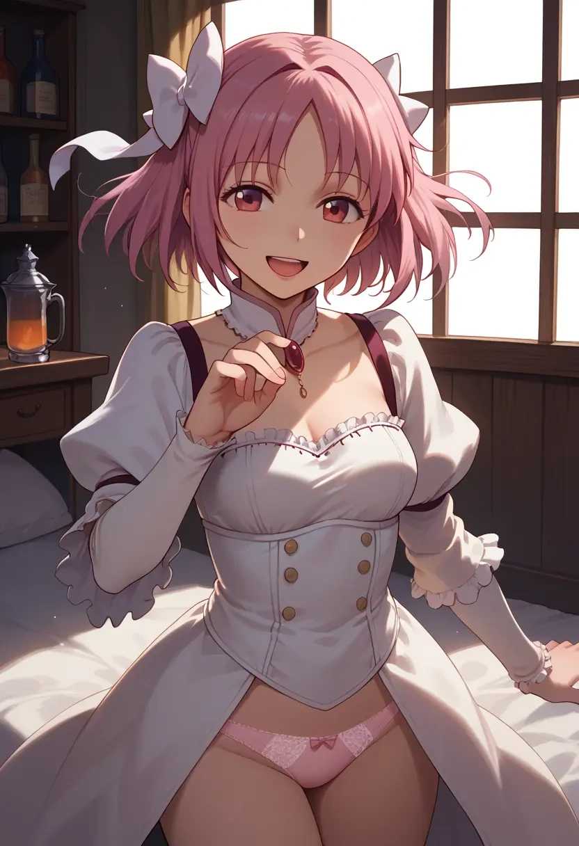 mahou_shoujo_madoka_magica,kyubey,lingerie  - 