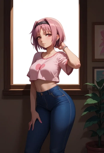 mahou_shoujo_madoka_magica,kyubey,crop top  - AI generated anime art