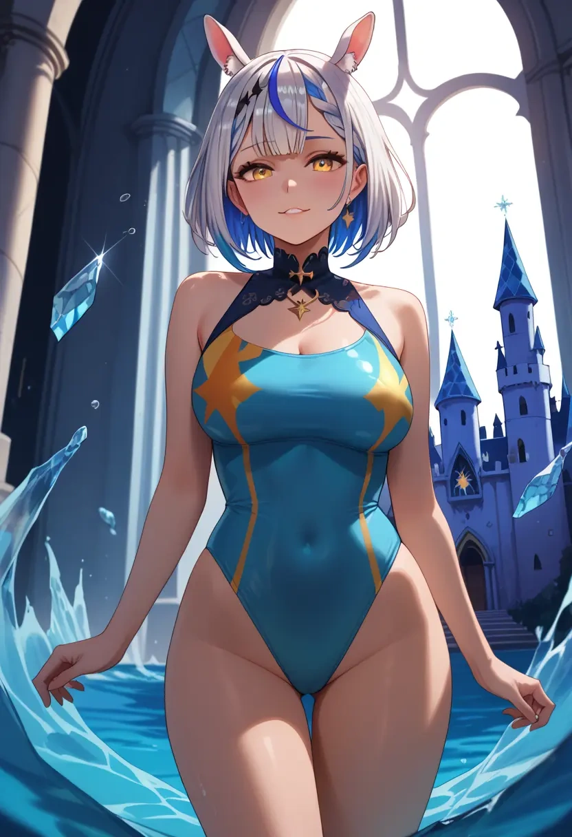 hololive,la+_darknesss_(1st_costume),swimsuit,sexy  - 