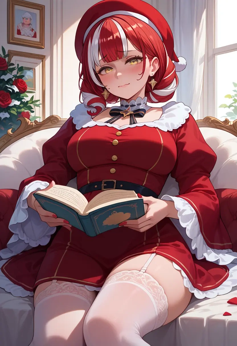 hololive,la+_darknesss,Christmas,sexy, stockings,  - 