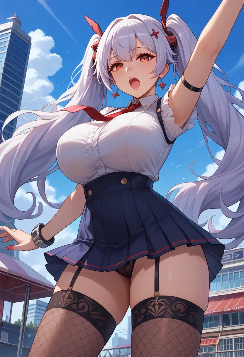 azur_lane,laffey_(azur_lane),mini skirt, stockings  - 