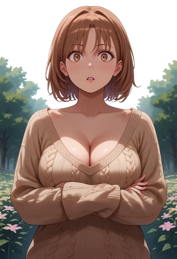 toaru_majutsu_no_index,last_order_(toaru_majutsu_no_index),sweater  - AI generated anime art