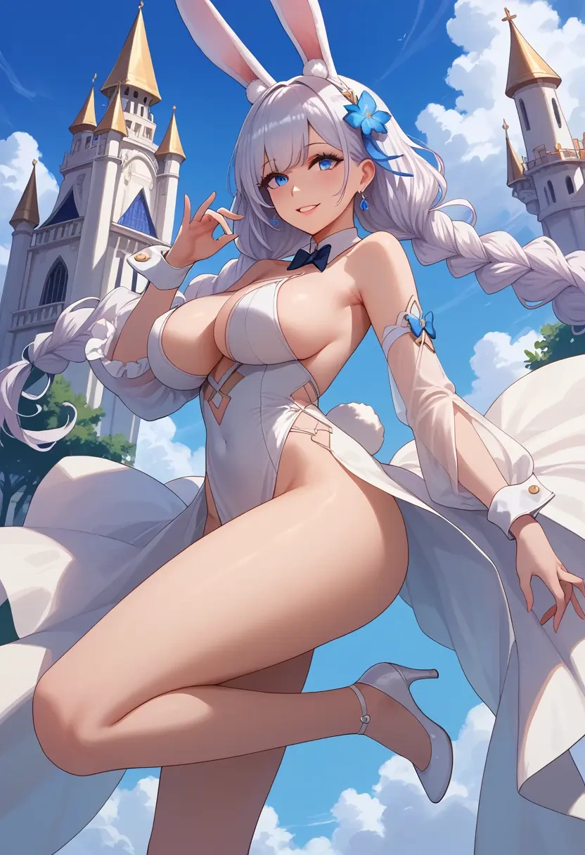 azur_lane,le_malin_(azur_lane),bunny girl  - 