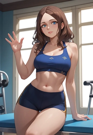 fate_(series),leonardo_da_vinci_(fate),yoga shorts  - AI generated anime art