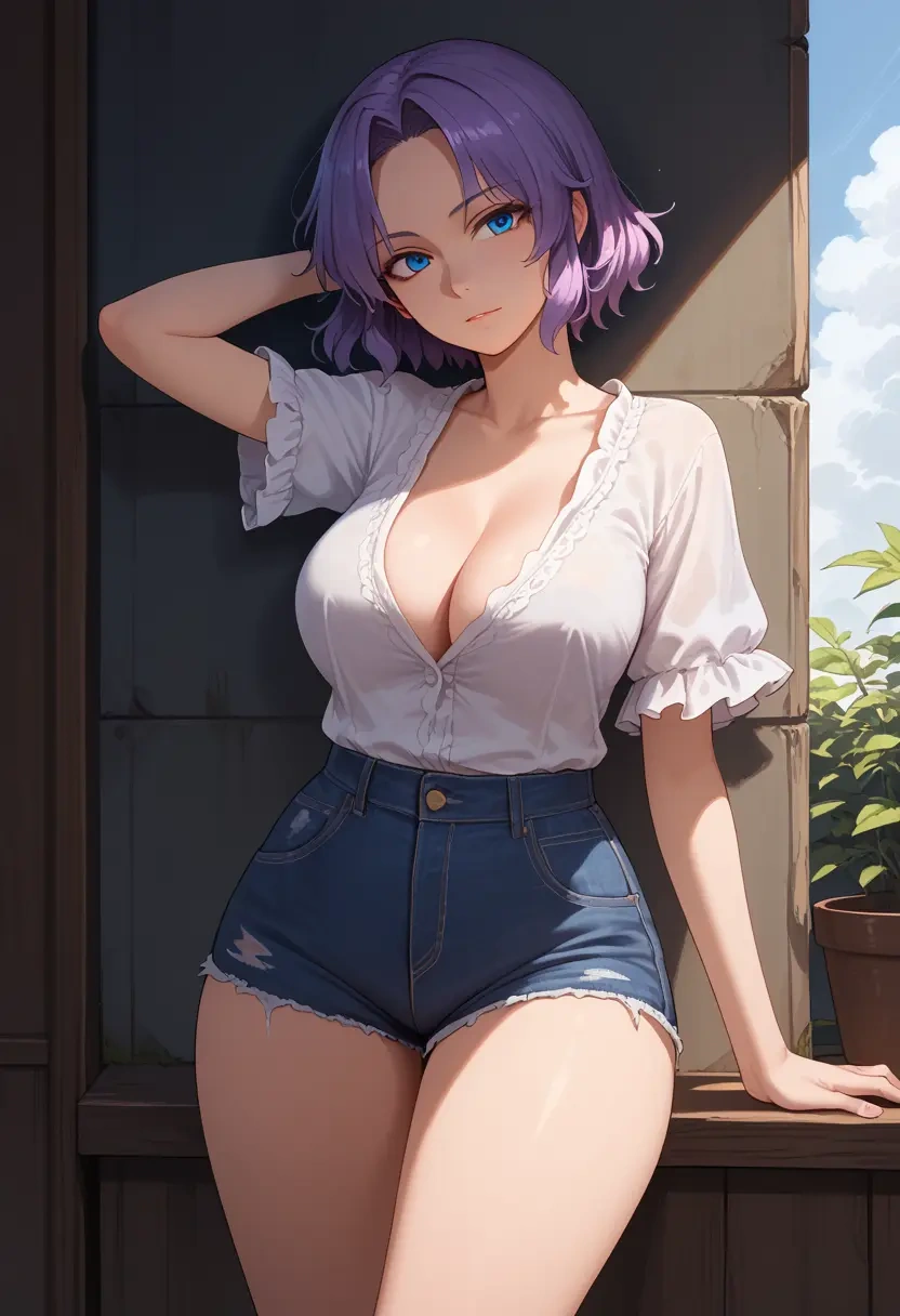 touhou,letty_whiterock,shorts,sexy  - 